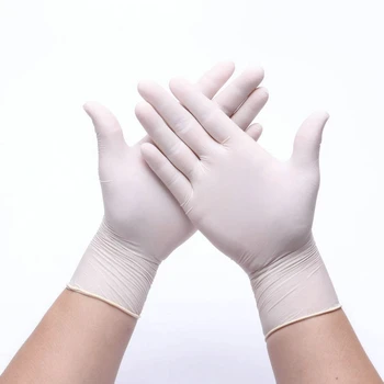20/50pcs jednorazové latexové rukavice gumené nitrilové rukavice univerzálne domov záhrada domácnosť na čistenie rukavice biela čierna modrá rukavice