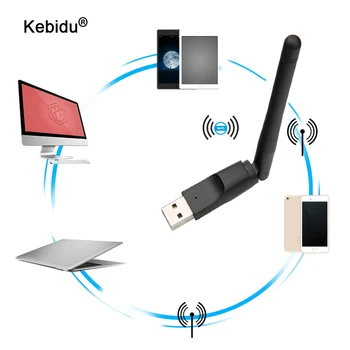 Kebidu Mini Bezdrôtové pripojenie USB WiFi Adaptér Sieť LAN Karty MT7601 150Mbps 802.11 n/g/b Sieť LAN Karta Wifi Dongle Pre Set-Top-Box