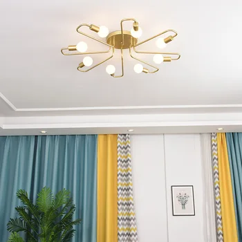 Domov LED Stropné Svietidlá pre Obývacia Izba, Spálňa Lesk De Plafond Moderne Svietidlo Plafonnier Nordic Avize Loft Stropné Lampy