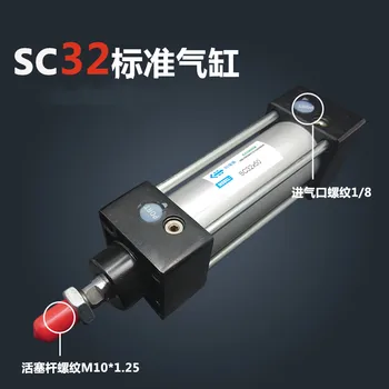 SC32*700-S doprava Zadarmo Štandardné vzduchu valce ventil, 32 mm 700 mm vŕtanie zdvih jeden prút dvojčinné pneumatických valcov