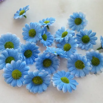 Celkom 10pcs/lot 10 cm Daisy Hodvábne Kvety, Umelé pre Gerbera Slnečnice Svadobné Party Dekorácie pre DIY Veniec plastové kvet