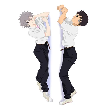Horúce japonské anime Dekoratívne Objímanie telo vankúš prípade, EVA Chlapec Kantai Zber obojstranný 60x170CM