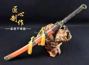 T1095 Vysoko Uhlíkovej Ocele, Ručné Červené Drevo Saya Čínske Bojové Tiger Meč KungFu DaDao Ostrým Nožom