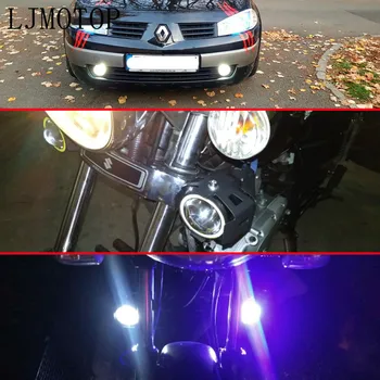 125W Motocykel Svetlometu 3000LM Nízke svetlo Flash U7 svetlo LED pomocné Pre Yamaha TRX850 FZR400 BT1100 XJR400 MT07 MT09 MT10