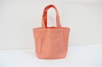 Mylb Lunch box Čistá farebná bavlna plátno taška Prenosná nádoba Kozmetická taška módne veľkú kapacitu Prijímať taška