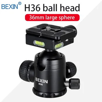 Bexin DSLR Fotoaparát Loptu Hlavou Svorka 360 Stupňové Otáčanie Panorama Fotoaparát závit pre Statív S rýchloupínacou Doska pre Fotoaparát Streľba