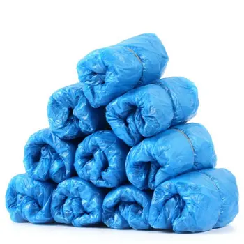 Modrý Plast Jednorazové Obuvi Zahŕňa Dážď Vonkajšie Koberec Nepremokavé Topánky Kryt Gamaše Ochranca Ženy Muži Topánky Kryt