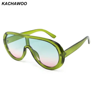 Kachawoo jeden kus slnečné okuliare módne ženy zelená biela červená okuliare slnečné okuliare big 2019 mužov lete príslušenstvo