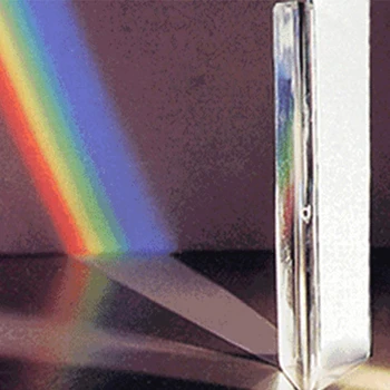 Trojuholníkové Prism K9 Optické Sklo Refractor Vyučovaní Fyziky Láme Svetelné Spektrum, Dúha Deti, Študenti Darček