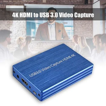 USB 3.0 Zachytávanie Videa HDMI Kapela Slučky Sa 4K, Podpora Mikrofón Externý HDMI USB 3.0 digitalizačné Karty