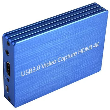 USB 3.0 Zachytávanie Videa HDMI Kapela Slučky Sa 4K, Podpora Mikrofón Externý HDMI USB 3.0 digitalizačné Karty