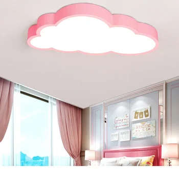 Detská izba stropné svietidlo jednoduché moderné chlapec dievča kreslených Princezná cloud led spálne, obývacia izba lampy