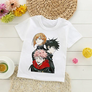 Jujutsu Kaisen big sister enfant t krátke grafické zábavné, roztomilé anime roupas infantis masculino deti tshirt