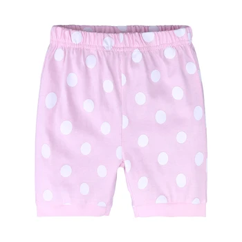 Letné detské Sleepwear Bavlna Krátke rukávy Tričko+Nohavice Oblek Dievčatá Rodiny Pyžamo Deti 2-7T Pyžamá Deti Kostýmy BB452