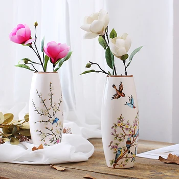 Čínsky štýl, Keramické Vázy domáce Dekorácie kvetinové vázy Obývacia Izba Dekorácie Porcelánová Váza Kvet charakter vzor váza