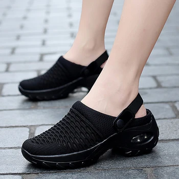 Nové Módne Ženy Sandále Kliny Platformu Dámy Topánky Non-Slip Vonkajšie Bežné Sandále Ženy Letná Vychádzková Obuv Žena Topánky