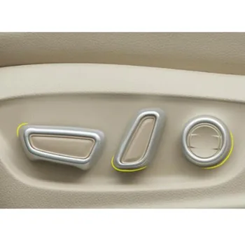 ABS Matný Pre Toyota Camry 2018 2019 autosedačky nastavenie Prepnúť tlačidlo krytu Výbava Auta styling príslušenstvo 6pcs