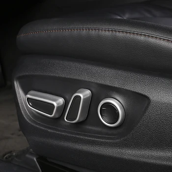 ABS Matný Pre Toyota Camry 2018 2019 autosedačky nastavenie Prepnúť tlačidlo krytu Výbava Auta styling príslušenstvo 6pcs