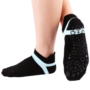 Ženy Bavlna Non-slip Jogy Ponožky S Rvačce Priedušná Protišmykové Podlahy Ponožky Priedušná Pilates Gym Fitness Športové Ponožky