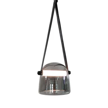 Sklenenú guľu lamparas de techo colgante moderny led steny mesiac lampa kúpeľňa zariadenie hanglampen luzes de teto lampes suspendues