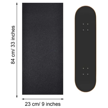 4 KS Skateboard, Grip Tape Nepremokavé Skúter Priľnavosť Pásky Anti-Slip Skateboard brúsneho papiera 9 x 33 Palce