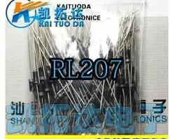Nový, originálny RL207 50pcs LCD usmerňovač dióda 2A 1000V napájanie dosky
