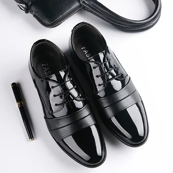 Luxusné Obchodné Kožené Topánky Mužov Priedušná Oxford Formálne Šaty, Topánky Muž Office Svadobné Bytov Obuv Mocassin Homme
