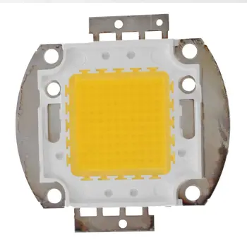 100W LED lampa vysoký výkon čipu DIY svetlo lampy, osvetlenie, Teplá Biela