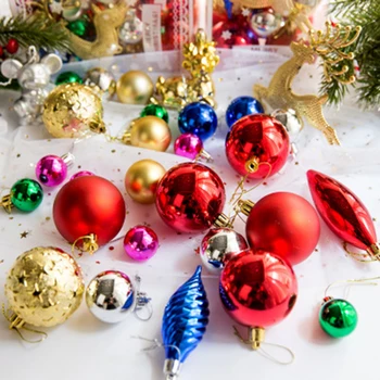 30pcs/box Vianočné Gule Vianočné Tvorivé Stromu Visí Ozdoby Lopty Pre Svadobné Party Darček