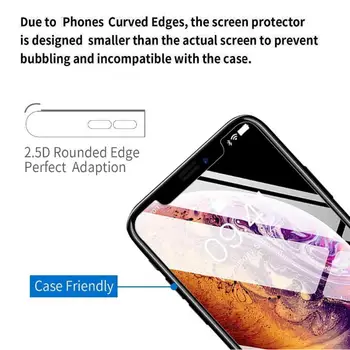 Apple Iphone XS Max späť tvrdeného skla screen Protector