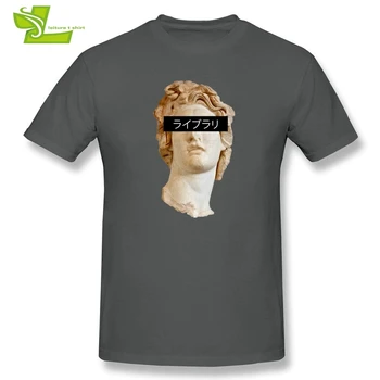 Vaporwave Roman Vedúci Muž T Shirt Bežné Normálne Topy pánske, Krátky Rukáv, Bavlna Tričká Teenboys Osobnosti Tee Tričko