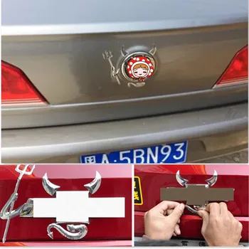 2018 Nové Auto Logo Nálepky diabol Znak, Odznak Chvost Obtlačky pre Lada kalina priora MG 3 5 6 7 Mg 3 ZR MG328 MG995 PRE Land Rover v8