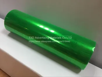 30 cm X 9 M/Roll kvalitné Zelené auto svetlometu film PVC samolepiace Fólie Nálepky Auto Vedúci Svetlo zadné Svetlá