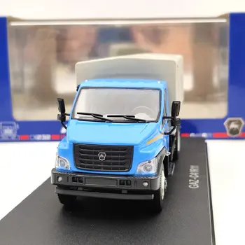 HAW ABTONPOM 1:43 GAZ C41R11 ГАЗ H232 Rusko Truck Modrá Diecast Modely Áut