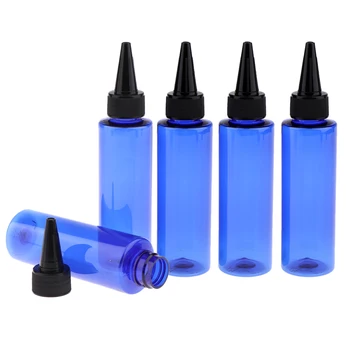5 Kusov 100 ml Naplniteľné Esenciálny Olej Fľaše Aromaterapia Kolínska Kozmetika Ampulky ( Black Spp )
