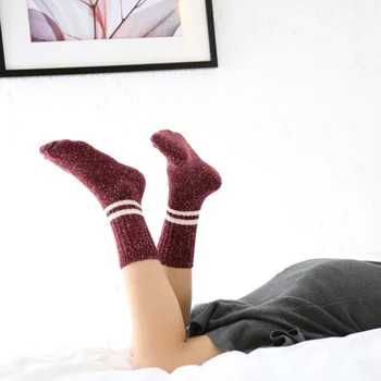 [COSPLACOOL]Jeseň nové zimné japonské harajuku meias prekladané teplé, hrubé ponožky ženy karikatúra roztomilý farbou kvality calcetines