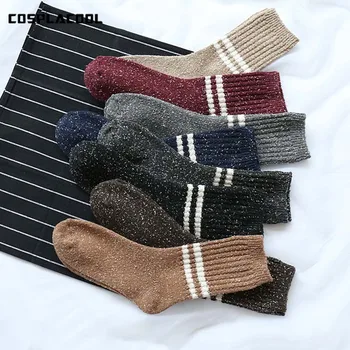 [COSPLACOOL]Jeseň nové zimné japonské harajuku meias prekladané teplé, hrubé ponožky ženy karikatúra roztomilý farbou kvality calcetines