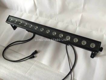 Doprava zadarmo 14x30w RGB DMX Dvojvrstvové LED Flood Light Vodeodolné IP65 Vonkajšie Osvetlenie Led Wall Washer