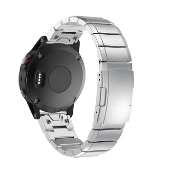Nerezová Rýchle uvoľnenie sledovať kapela Pre Garmin Fenix 5X 5Xplus smart hodinky GPS watchbands popruh Pre Garmin Fenix 3 3-LR Náramok
