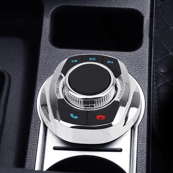 8 Tlačidiel Auto Bezdrôtového Volantu Ovládacie Tlačidlo Pohár Tvar Auto Príslušenstvo LED Svetlo Pre Auto Android Navigačný Prehrávač