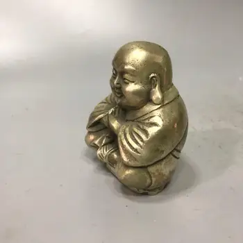 Nádherné biele medi malý Buddha ozdoby