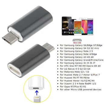 8Pin Lightning Kábel na Male Micro USB Adaptér Konektor pre Samsung Xiao Huawei Android Mobil Tablet PC