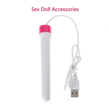 Sexuálne hračky pre Mužov USB Nabíjanie Vykurovacej Tyče Ohrievač Ženy, Mužov Masturbators USB Otvor Lietadla Pohár Falošná Mačička Teplejšie Stick Dildo