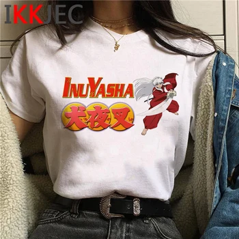 Feudálnej Demon Inuyasha Sesshoumaru Higurashi Kagome tričko top tees muž hip hop ulzzang grafické tees oblečenie letné top tumblr