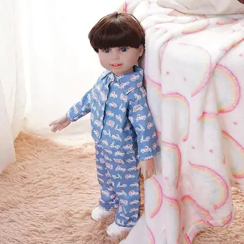 New Horúce Predaj Bábiku Šaty Cute Doll Pyžamá Pre 18 Bábika Dievča Príslušenstvo Americký Palcový Oblečenie C7B0