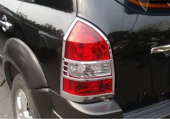 ABS Chrome Po svetlometu Lampa Kryt Pre Roky 2005-2009 Hyundai Tucson