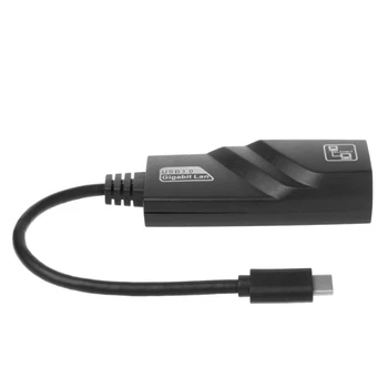 JINSHENGDA USB 3.1 Typu C, USB-C Do RJ45 Lan Siete Gigabit Ethernet Adaptér 10/100/1000Mbps