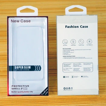 500pcs 4.7-6.5 palcový Telefón Prípadoch Univerzálna PVC Blister Maloobchod Obal Pre iphone 11 pro XR XS Max Kryt Zlato Razenie Retail Box