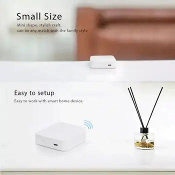 Tuya Smart WiFi Bezdrôtové Pripojenie Gateway ZigBee3.0 Hub Pracuje S Alexa Používa Diaľkové Ovládanie Hlasom Pre Rôzne Domáce Spotrebiče