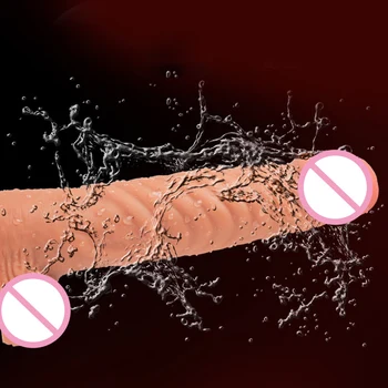 Rehargeable Ohybné Dildo Automatické Vykurovanie Penis Upozorňuje Dilda G Mieste Stimuláciu Pošvových Masér Dospelých, Sexuálne Hračky Pre Ženy